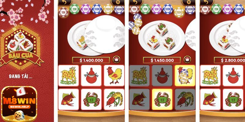 Lối chơi Bầu cua M8Win đơn giản dễ tham gia